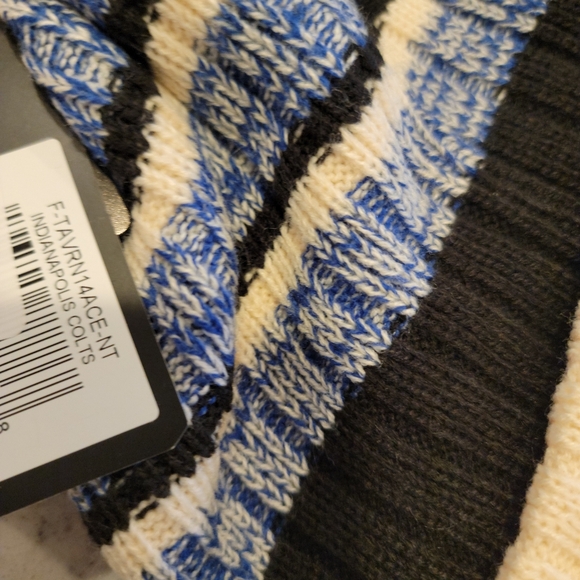 47' Indianapolis Colts Ivory Tavern Cuff Knit Hat NWT! NFL OFFICIAL MERCH - Picture 7 of 11